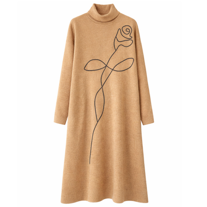 SH8507 Vera May Winter Dress Camel One Size