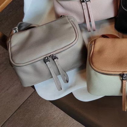 SONORA GENUINE LEATHER VERA MAY NATURAL HANDBAG