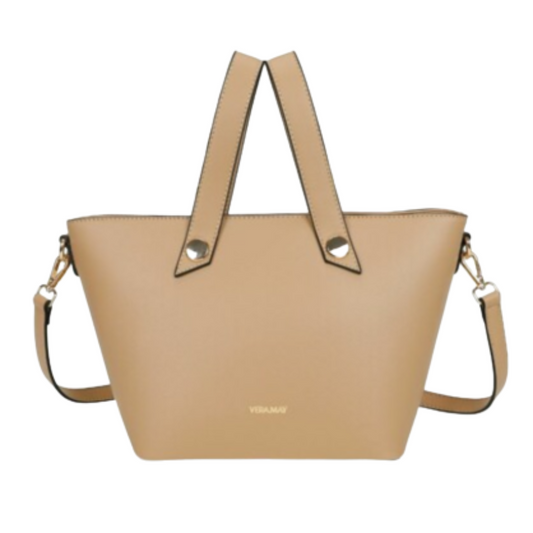 VERA MAY STASIA TAN VEGAN FASHION HANDBAG