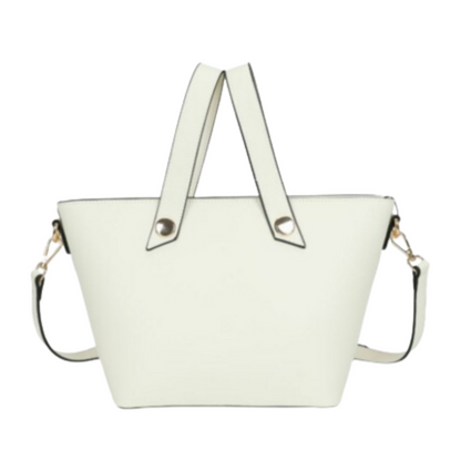 VERA MAY STASIA WHITE VEGAN FASHION HANDBAG