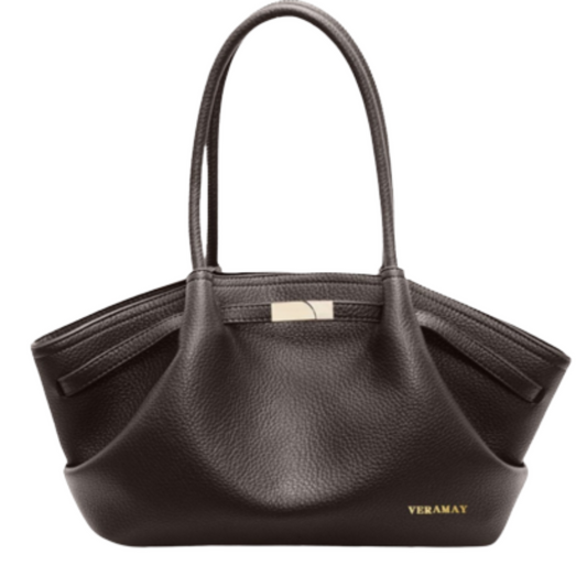 VERA MAY SUDA BROWN VEGAN LEATHER HANDBAG