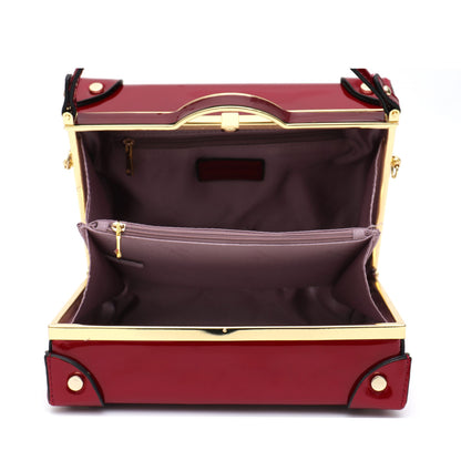 TARRA Vera May Shiny Patent Vegan Red Handbag