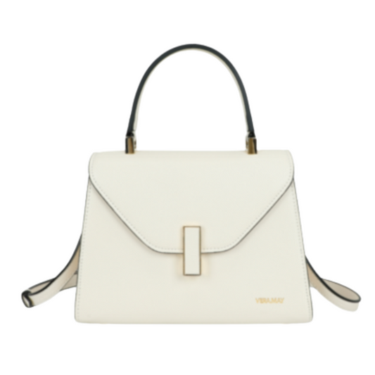VERA MAY TIA IVORY VEGAN FASHION HANDBAG