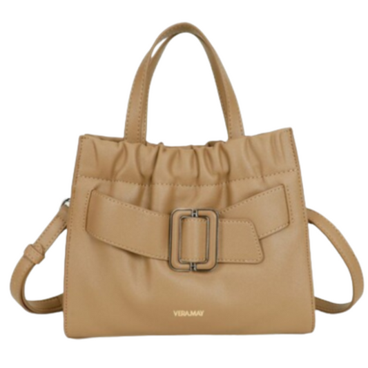 VERA MAY TOBIA TAN VEGAN FASHION HANDBAG