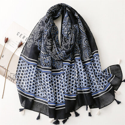 VMCC129 Vera May Cotton Scarf