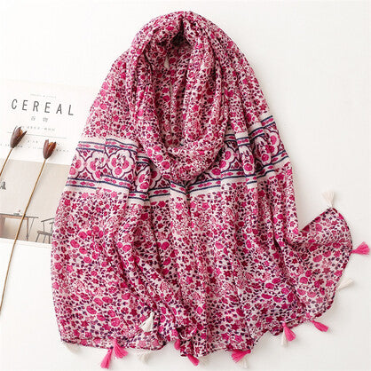 VMCC132 Vera May Cotton Scarf