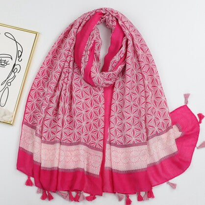 VMCC135 Vera May Cotton Scarf