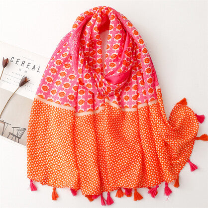 VMCC142 Vera May Cotton Scarf