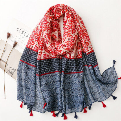 VMCC147 Vera May Cotton Scarf