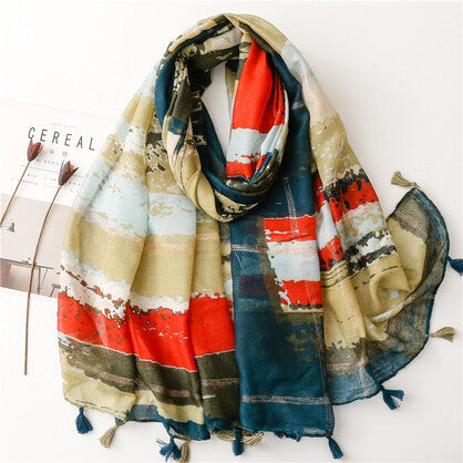 VMCC155 Vera May Cotton Scarf