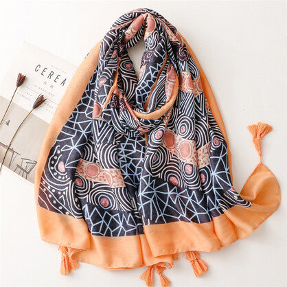 VMCC156 Vera May Cotton Scarf