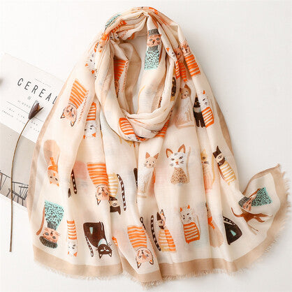 VMCC166 Vera May Cotton Scarf