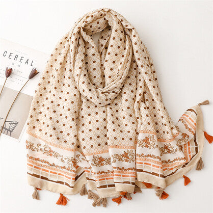 VMCC176 Vera May Cotton Scarf