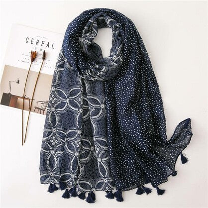 VMCC186 Vera May Cotton Scarf