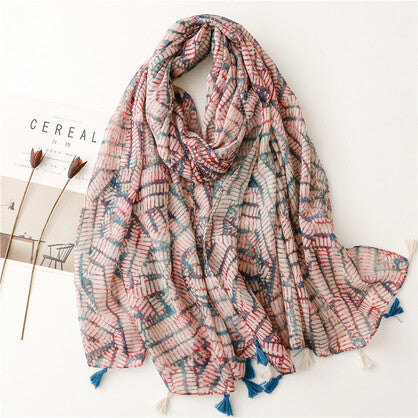 VMCC187 Vera May Cotton Scarf