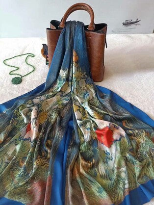 VMIS049 Imitation Silk Scarf