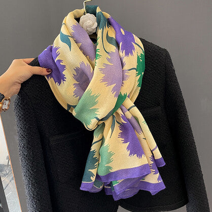 VMVS066 Purple- VISCOSE Scarf