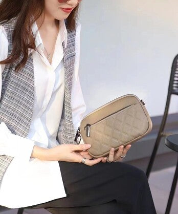 WENDAL GENUINE LEATHER VERA MAY NATURAL HANDBAG