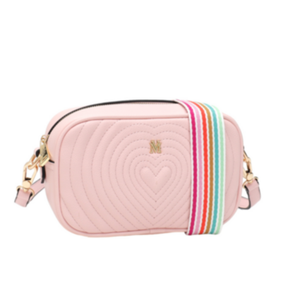 VERA MAY WILLOW PINK VEGAN LEATHER HANDBAG