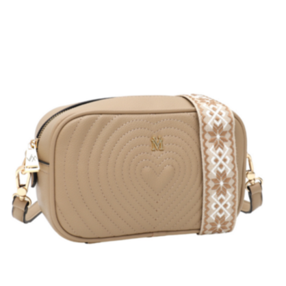 VERA MAY WILLOW LATTE VEGAN LEATHER HANDBAG