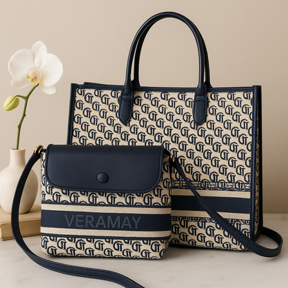 VERA MAY WINSLOW NAVY VEGAN FASHION HANDBAG