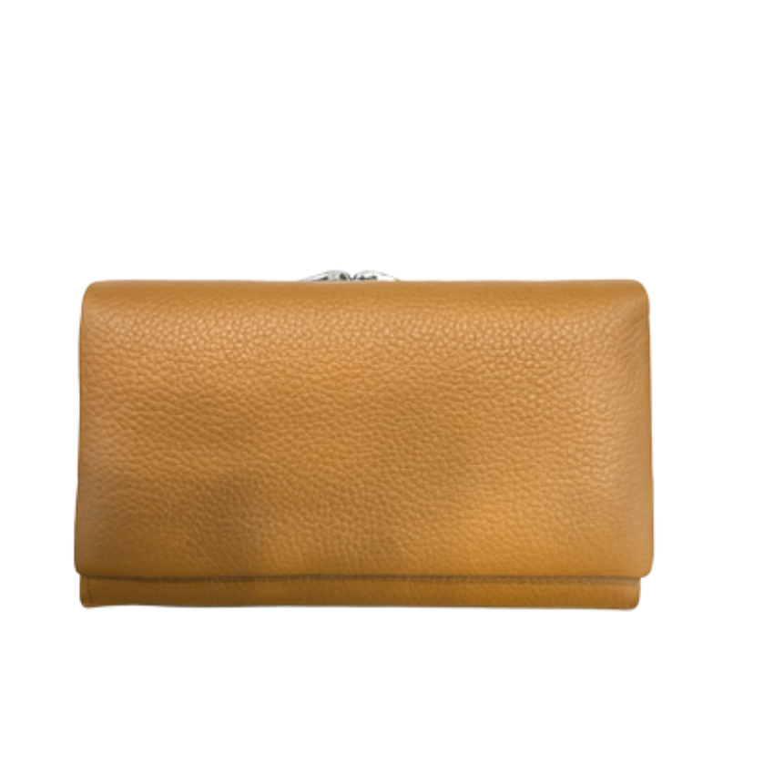 YAMA GENUINE LEATHER WOMENS TAN WALLET