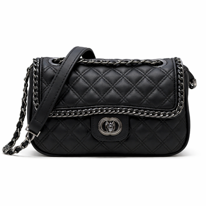 VERA MAY ALEYNA BLACK VEGAN FASHION HANDBAG