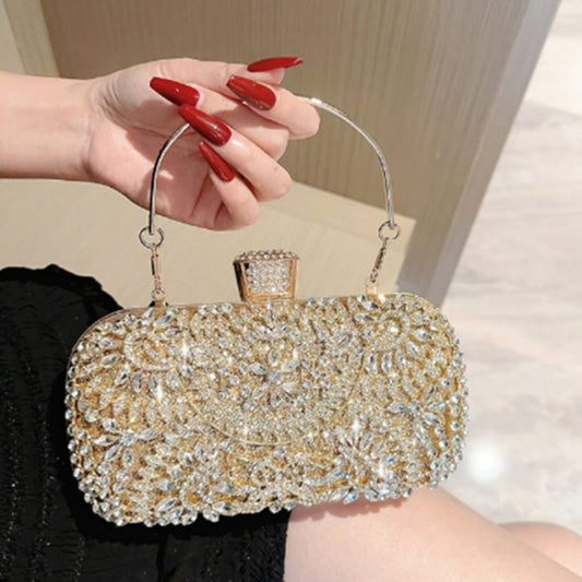 VERA MAY ASTRID GOLD EVENING HANDBAG