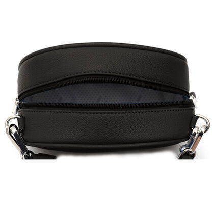 VERA MAY ELAINE BLACK VEGAN LEATHER HANDBAG