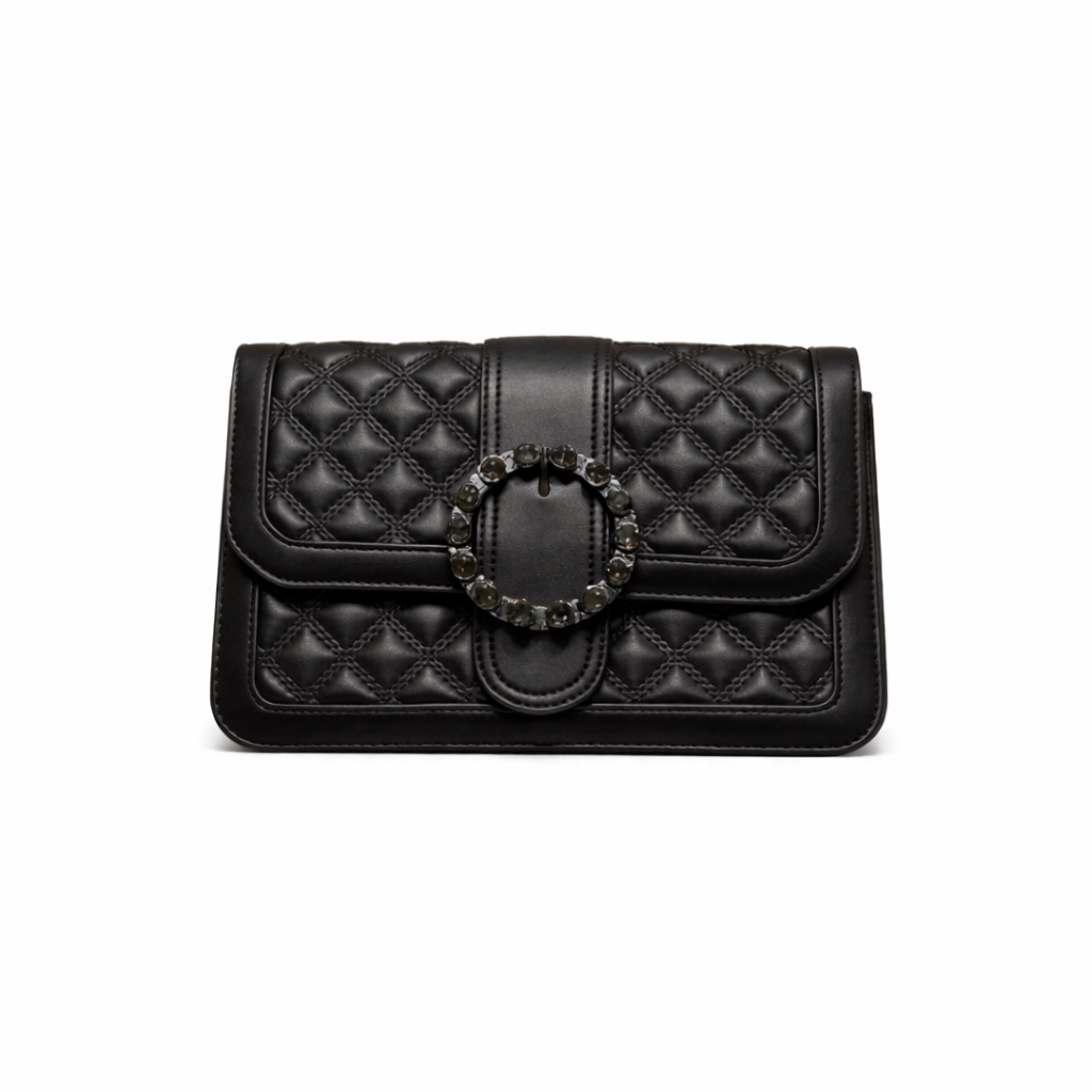 VERA MAY CLANCY BLACK VEGAN FASHION HANDBAG
