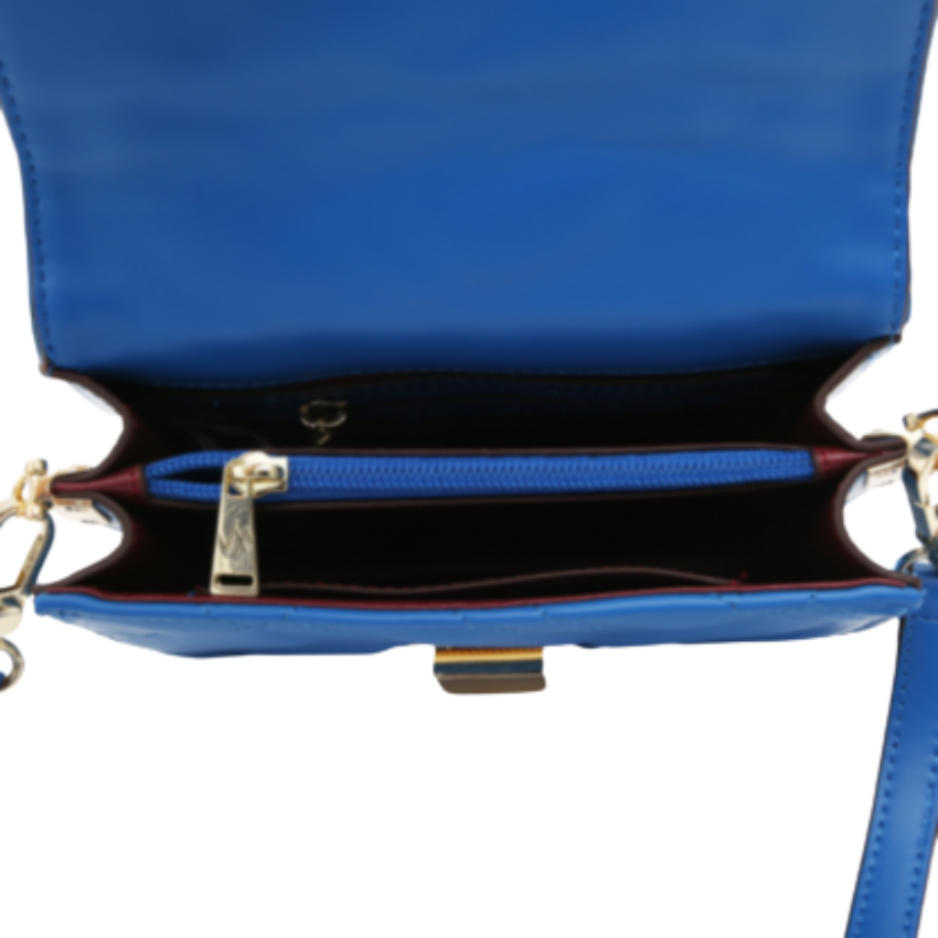 VERA MAY CYRUS BLUE VEGAN FASHION HANDBAG