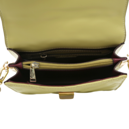 VERA MAY CYRUS YELLOW VEGAN FASHION HANDBAG