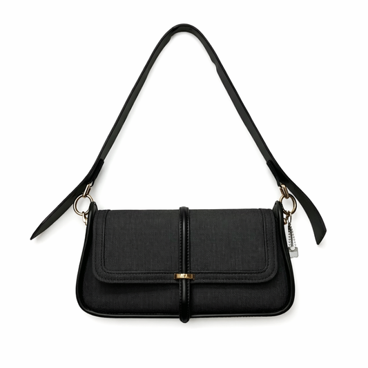 VERA MAY DUSK BLACK VEGAN FASHION HANDBAG