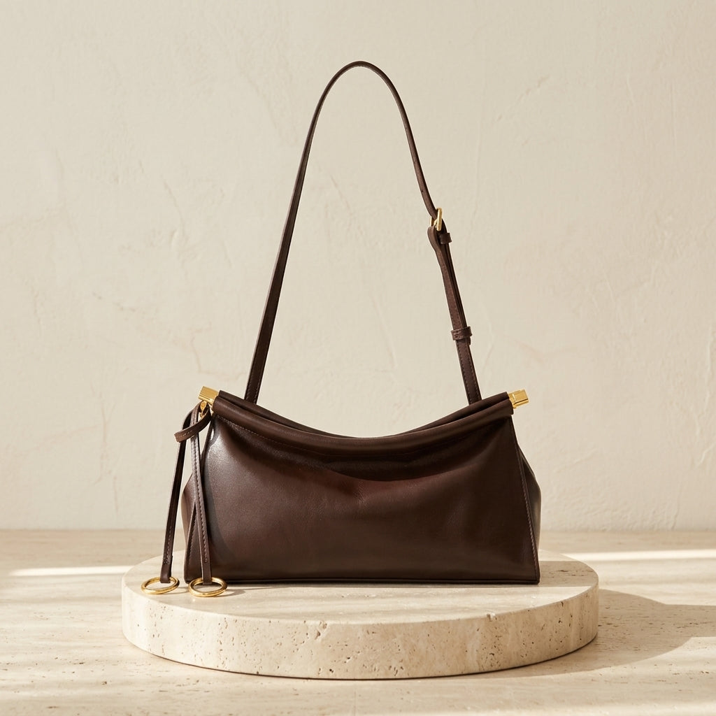 VERA MAY MONTI CHOCOLATE VEGAN FASHION HANDBAG