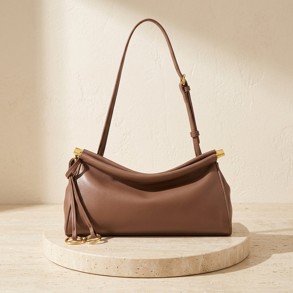 VERA MAY MONTI MOCHA VEGAN FASHION HANDBAG