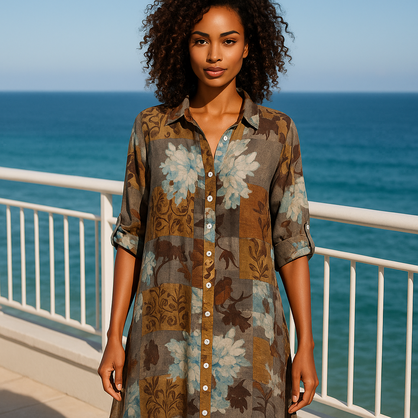 VERA MAY FANGO ITALIAN SILK DRESS 2926K