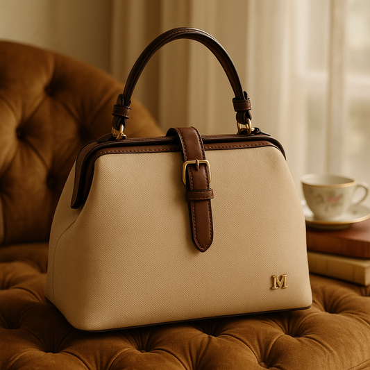VERA MAY BRADY BROWN VEGAN FASHION HANDBAG