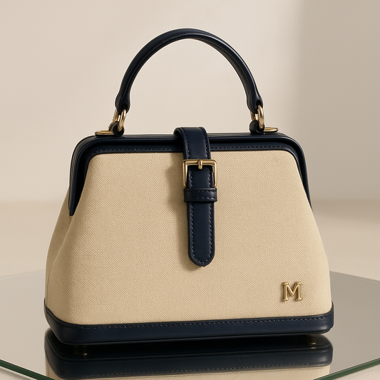 VERA MAY BRADY NAVY VEGAN FASHION HANDBAG
