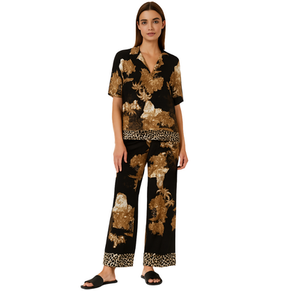 6769/6770 BLACK ITALIAN VISCOSE SET