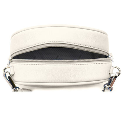 VERA MAY ELAINE WHITE VEGAN LEATHER HANDBAG