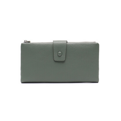 Winifred Vera May Genuine Leather Teal  Ladies Wallet