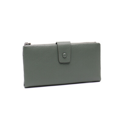 Winifred Vera May Genuine Leather Teal  Ladies Wallet