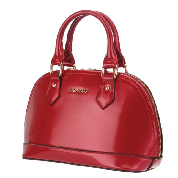 Dolly red Shiny Patent Faux