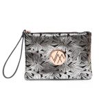 gia vera may genuine leather clutch bag