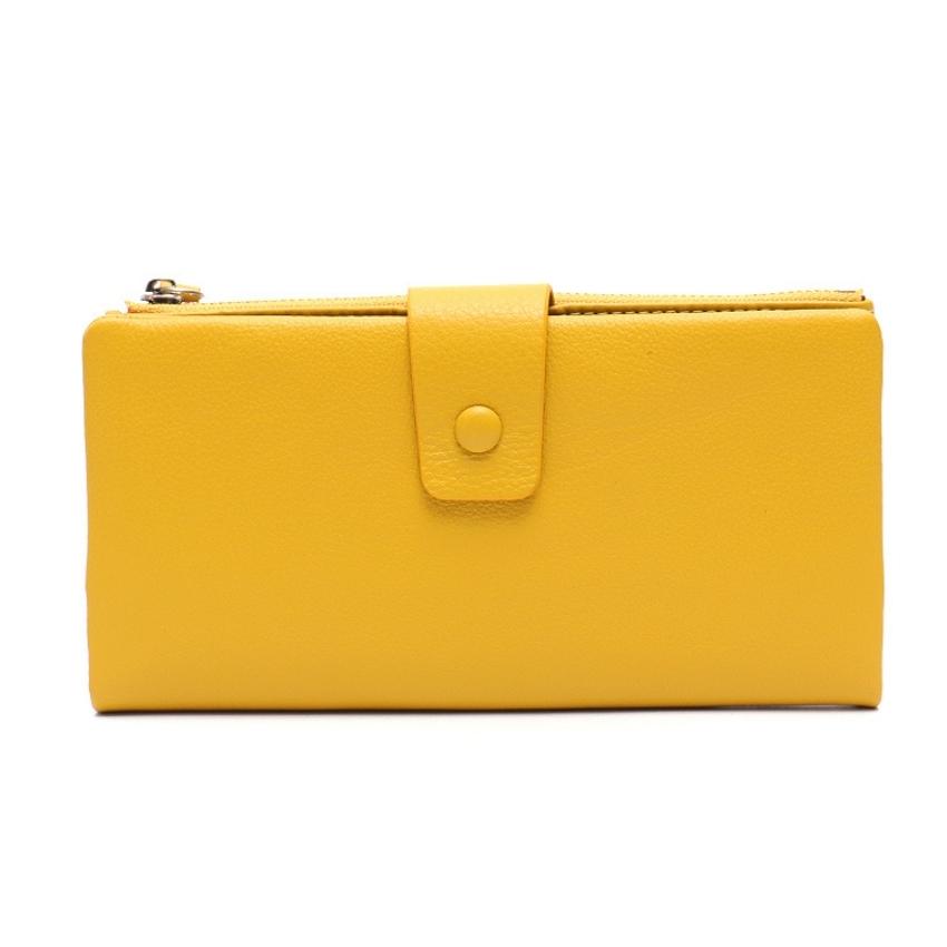Winifred Vera May Genuine Leather Yellow Ladies Wallet - Vera May