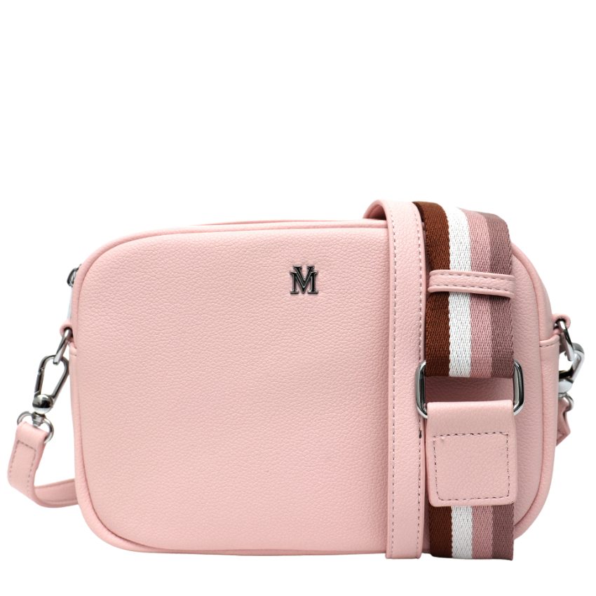 Donna23 Vera May Vegan Pink Crossbody Handbag - Vera May