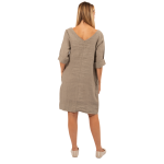 6388 LINEN DRESS TAUPE B WEB (1)