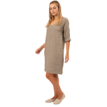 6388 LINEN DRESS TAUPE S WEB (1)