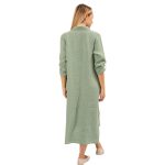 64232 LINEN SAGE B DRESS (1)