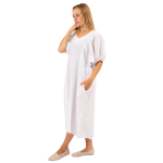 6426 WHITE LINEN DRESS S WEB